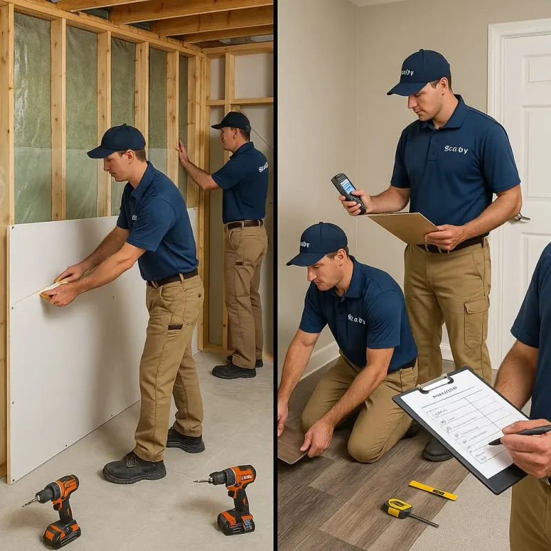 Repairs and Reconstruction process in Ellicott City, MD